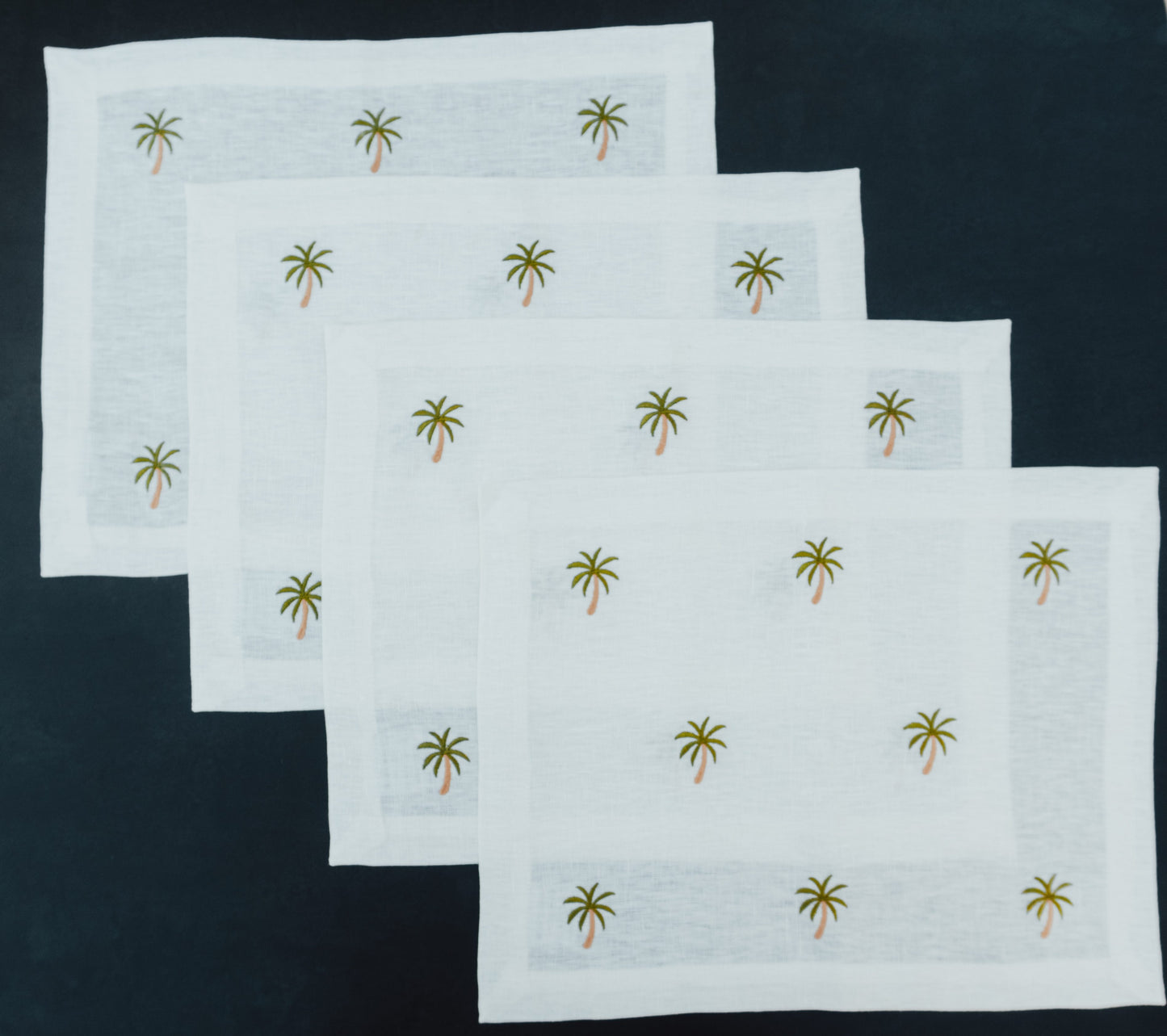 Golden Palm Placemats