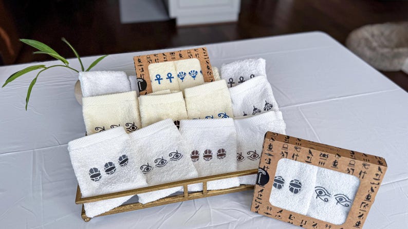 Hotel-Grade 100% Cotton Guest Towels – Set of 2