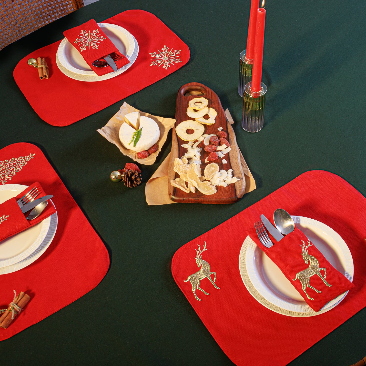 Linen Jolly Deer Collection - Christmas Collection