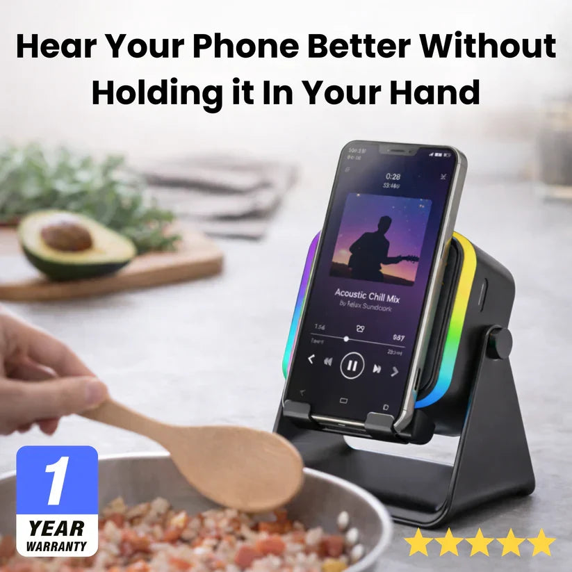 Embroidea™ 3 In 1 Phone Induction Speaker