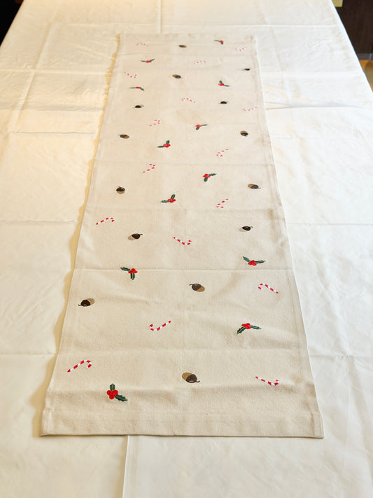 Table Runner: 15.7 × 64.9 in (40 × 165 cm)