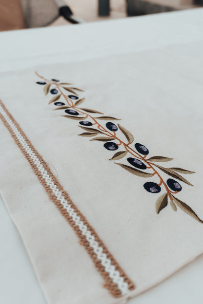 Olive Branch Table Runner