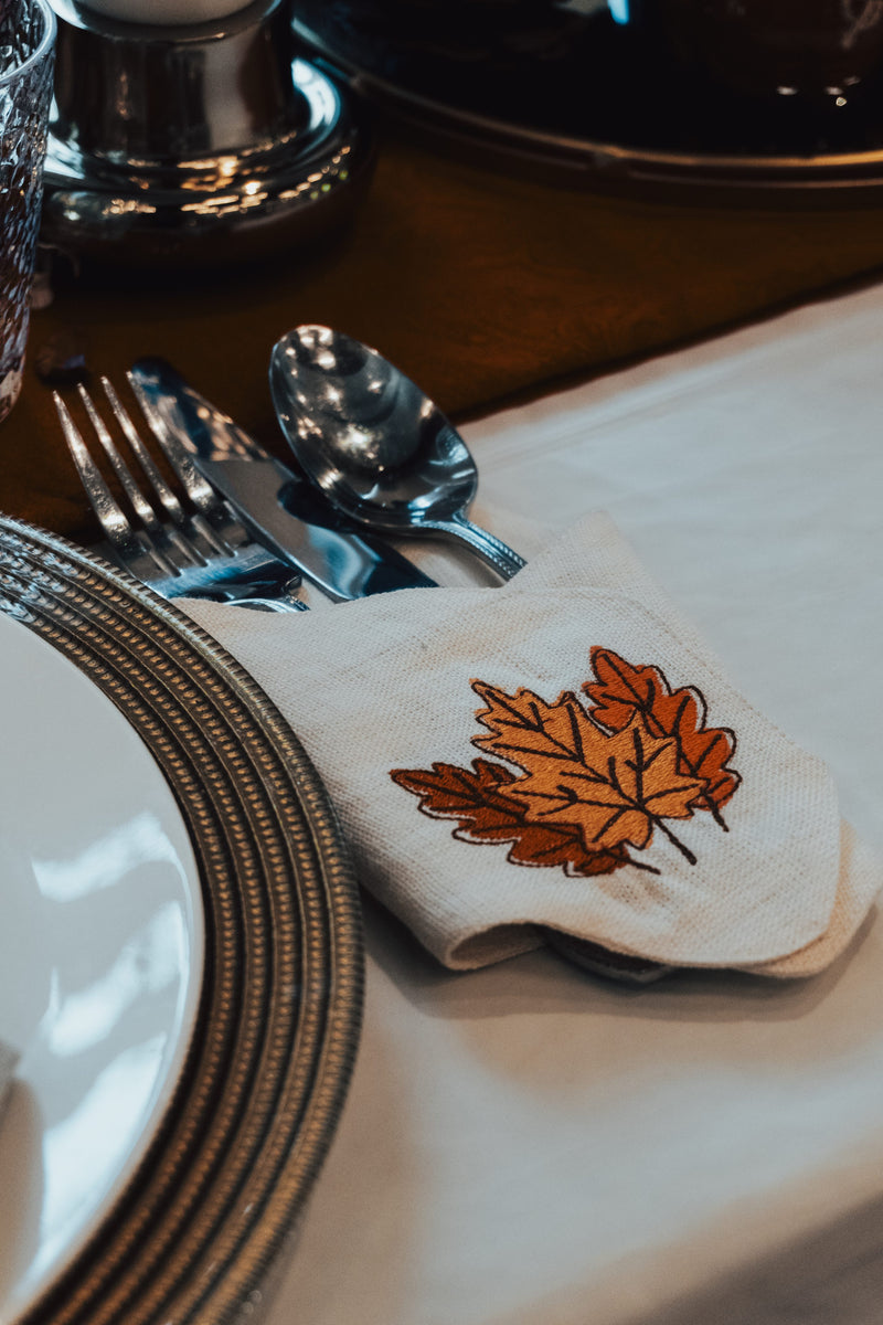 Golden Maple Cutlery Wrap