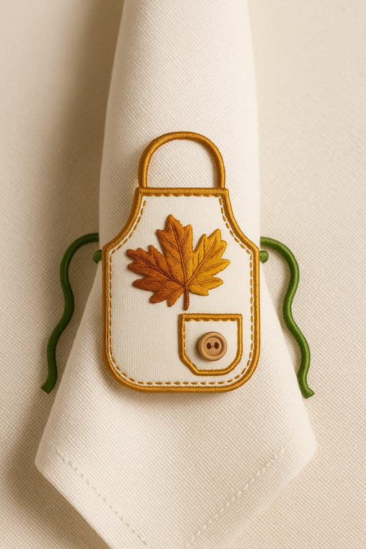 Apron napkin holder